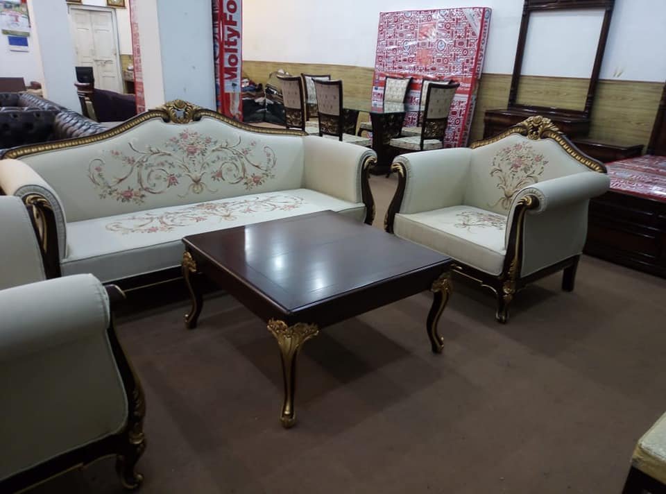 Chinioti Carving Sofa Set Design