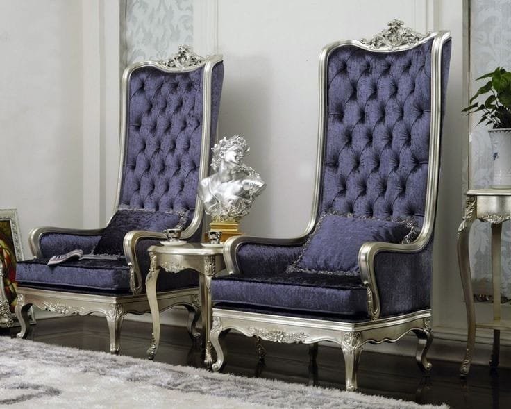 Modern Bedroom Chair Set